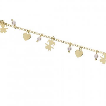 AMEN Bracelet with Pearls...