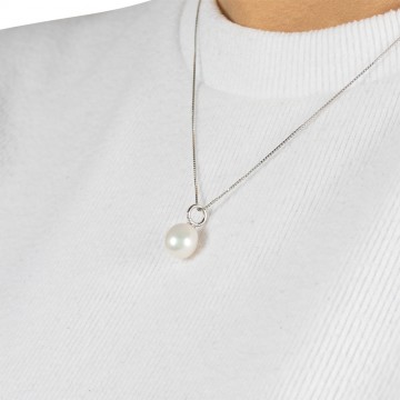 Amen Necklace with River Pearl