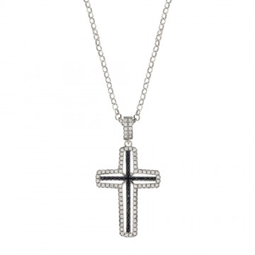 Amen Necklace Cross with...