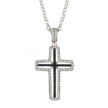 Amen Necklace Cross with...