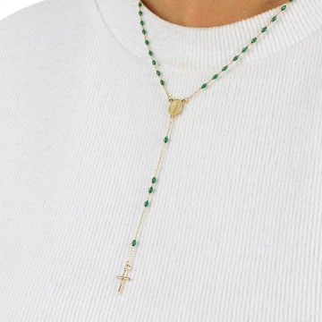 Rosary in Yellow Gold with...