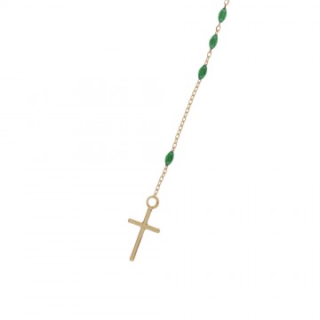 Rosary in Yellow Gold with...