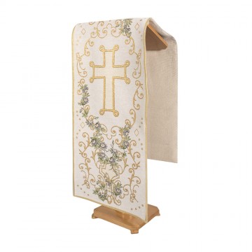 Ivory Lectern Cover with...