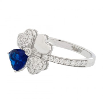 AMEN Ring Four Heart Clover...