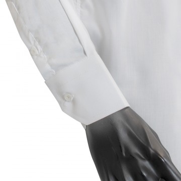 Shirt with Roman Collar in...