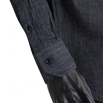 Clergy Shirt in Denim...