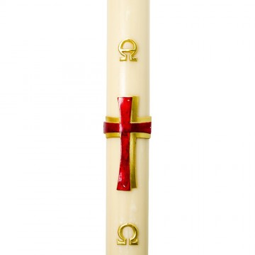 Paschal Candle Red Cross