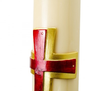 Paschal Candle Red Cross