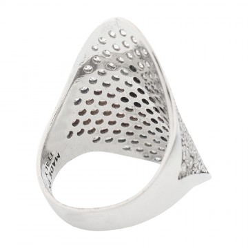 AMEN Ring in Silver with...