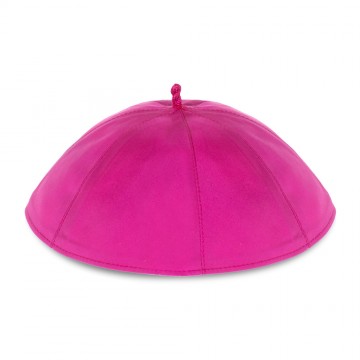 Purple Zucchetto in Pure Silk