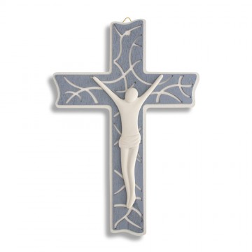 Modern Crucifix in Resin