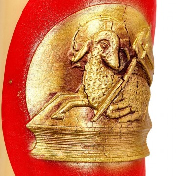 Paschal Candle Beeswax Lamb...