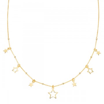 Necklace with Stars in...