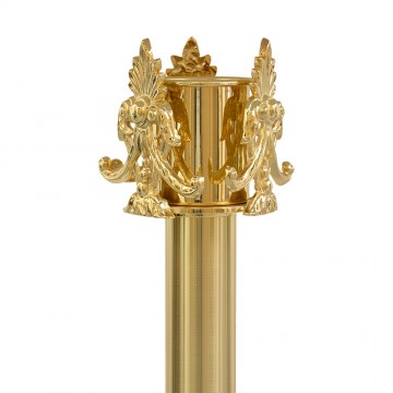 Paschal candle stand in...