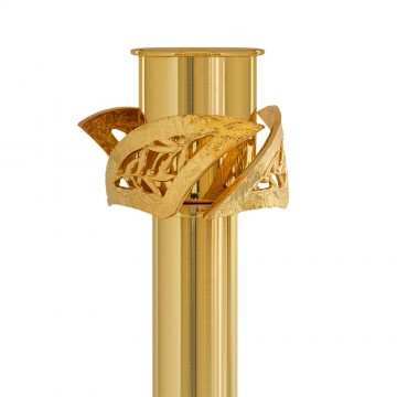 Paschal candle stand with...