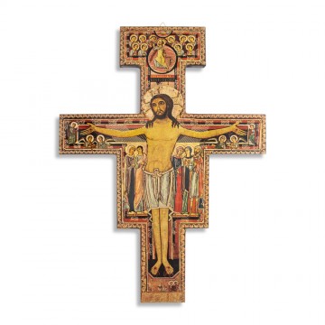 Saint Damian Cross in MDF Wood