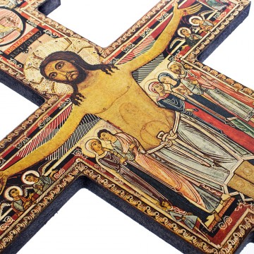 Saint Damian Cross in MDF Wood