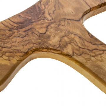 Tau Cross in Olive Wood