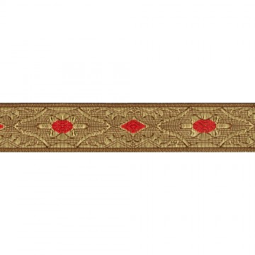 Embroidered Galloon in...