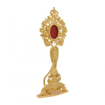 Reliquary in brass with...