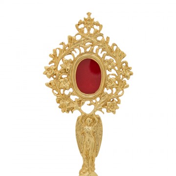 Reliquary in brass with...