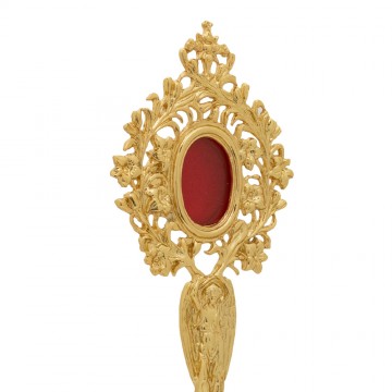 Reliquary in brass with...