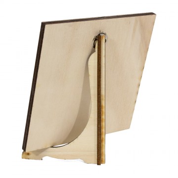 Angel Picture in Carved Wood