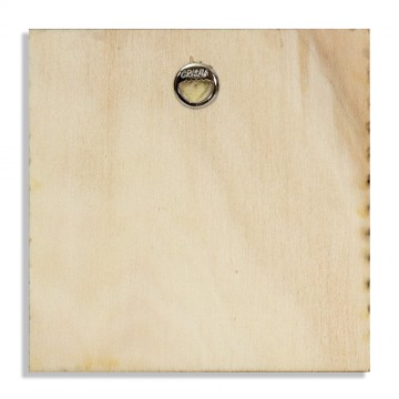 Angel Picture in Carved Wood