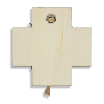 Wooden Picture with face of...