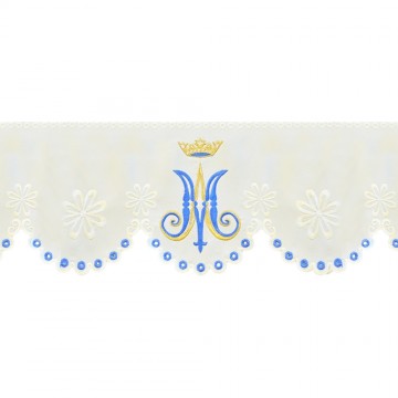 Valance Trim Marian Symbol