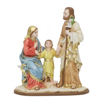 Holy Family Statue in Resin...