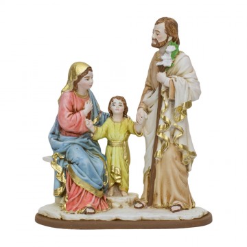 Holy Family Statue in Resin...