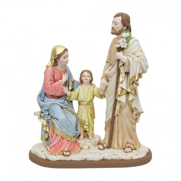Holy Family Statue in Resin...