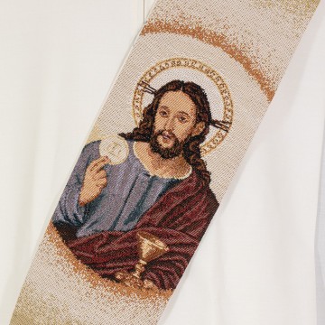 Ivory Diaconal Stole in...