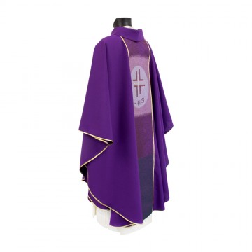 Purple Chasuble with Jesus...