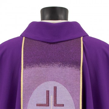 Purple Chasuble with Jesus...