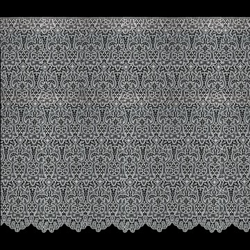 White Macramé Border Trim...