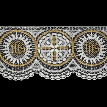 Border Trim Ivory Lace and...