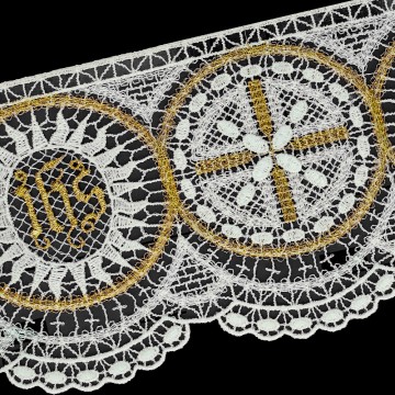 Border Trim Ivory Lace and...