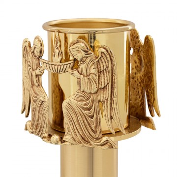 Paschal candle stand with...