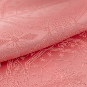 Damask Fabric with Star...