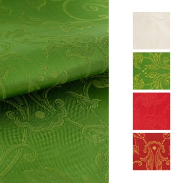 Damask Fabric in Silk Blend