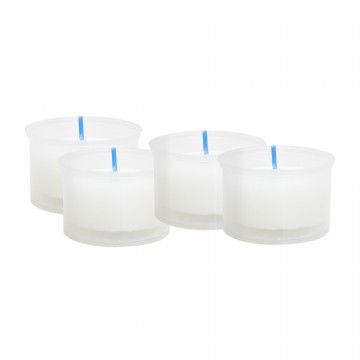 White Wax Tea Light Candle...
