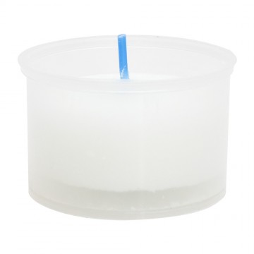 White Wax Tea Light Candle...