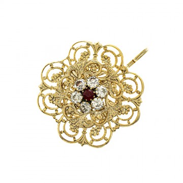 Cope Clasp in Golden Filigree