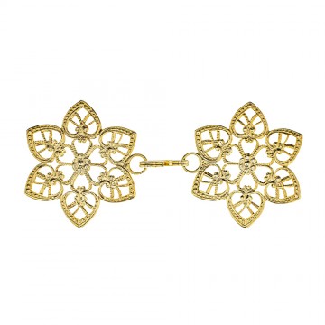 Flower-shaped Cope Clasp in...