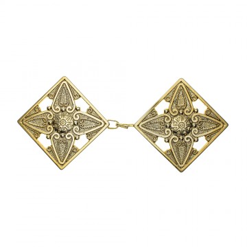 Square Cope Clasp in Golden...