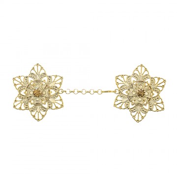 Golden Cope Clasp with...