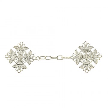 Cope Clasp in Silver Metal