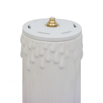 Fake Candle in Ceramic 8 cm...